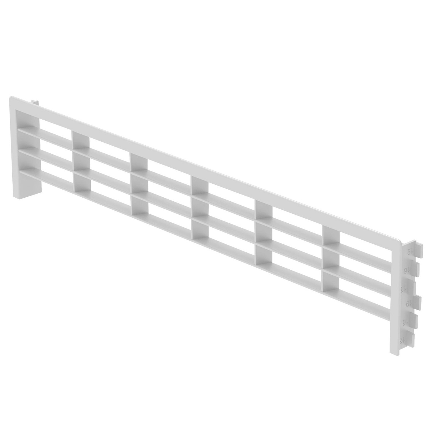 SOTECH Lüftungsgitter für Sockel 396 x 83 mm Weiß günstig online kaufen