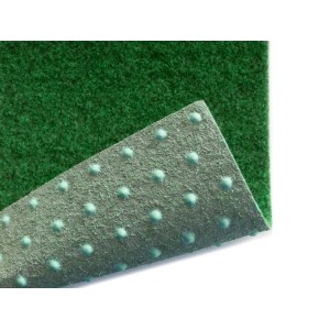 Primaflor Rasenteppich Comfort, grün, mit Noppen für Wasserableitung. Ideal für Balkon und Terrasse.
