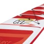 Bestway Hydro-Force SUP Fast Touring Board mit rotem Design und Gepäcknetz.