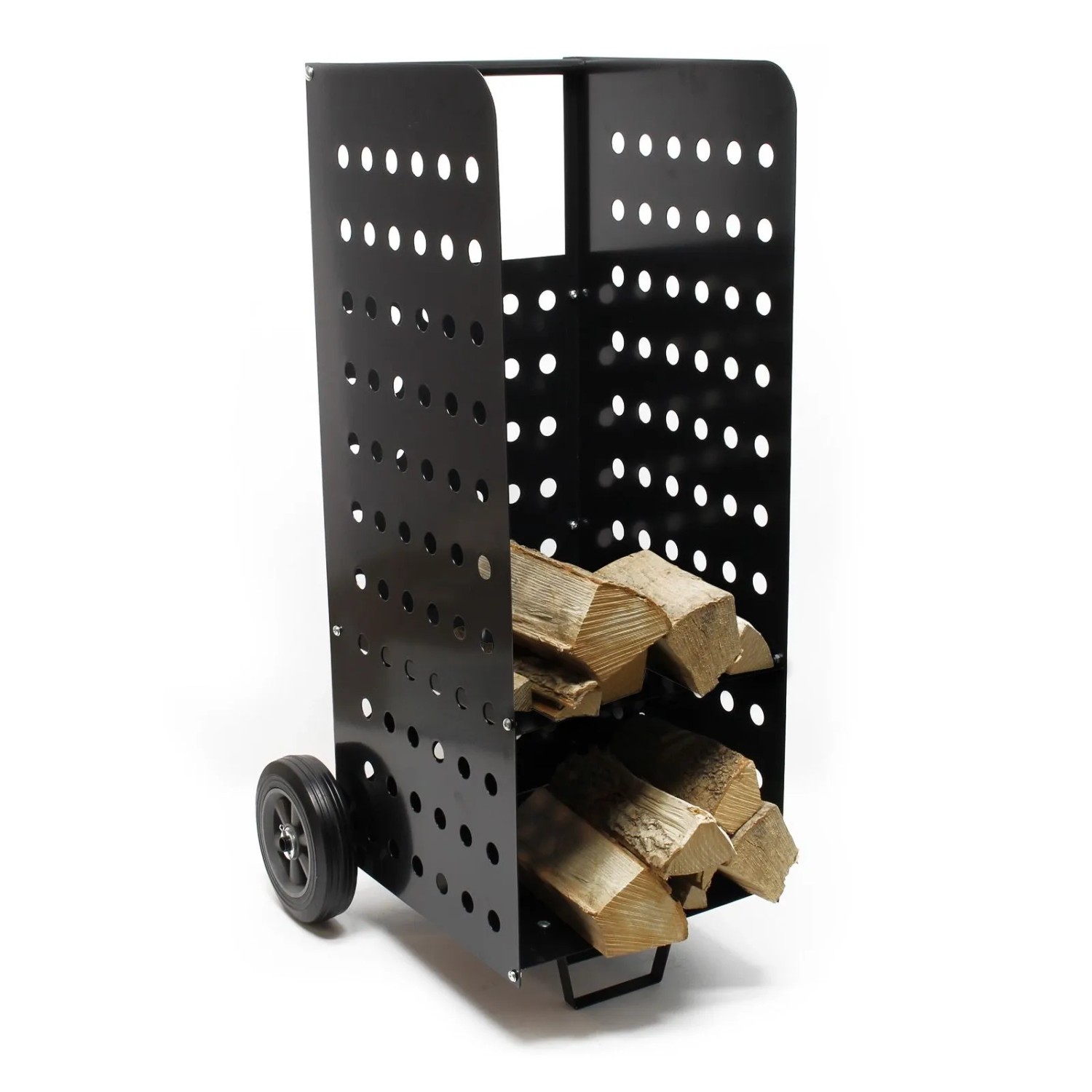 Wiltec Kaminholzwagen Kaminholzkorb Holzwagen Holzkorb Kaminwagen Brennholzwagen