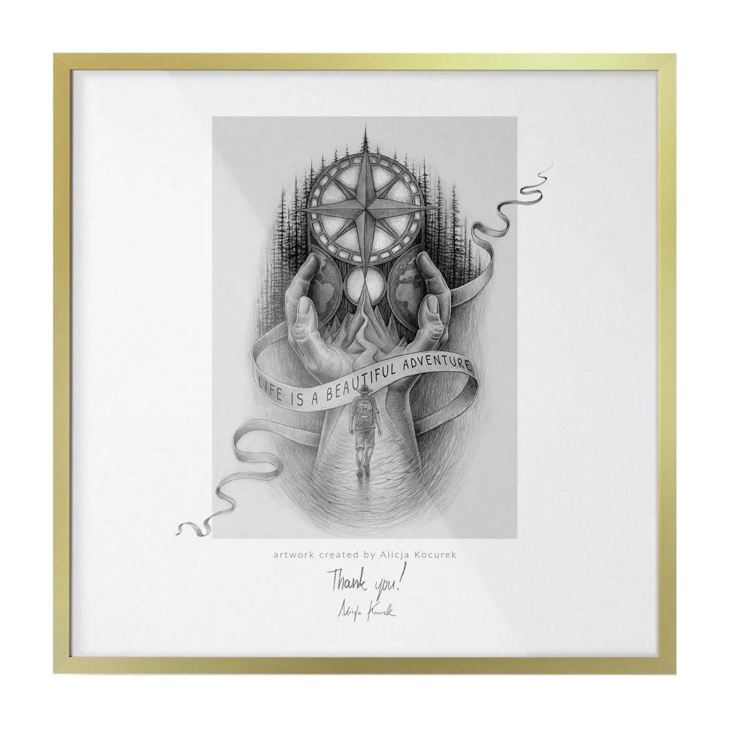 Tulup Bilderrahmen Foto Bilderrahmen 50x50 cm Gold Bilderrahmen Bilderrahme günstig online kaufen