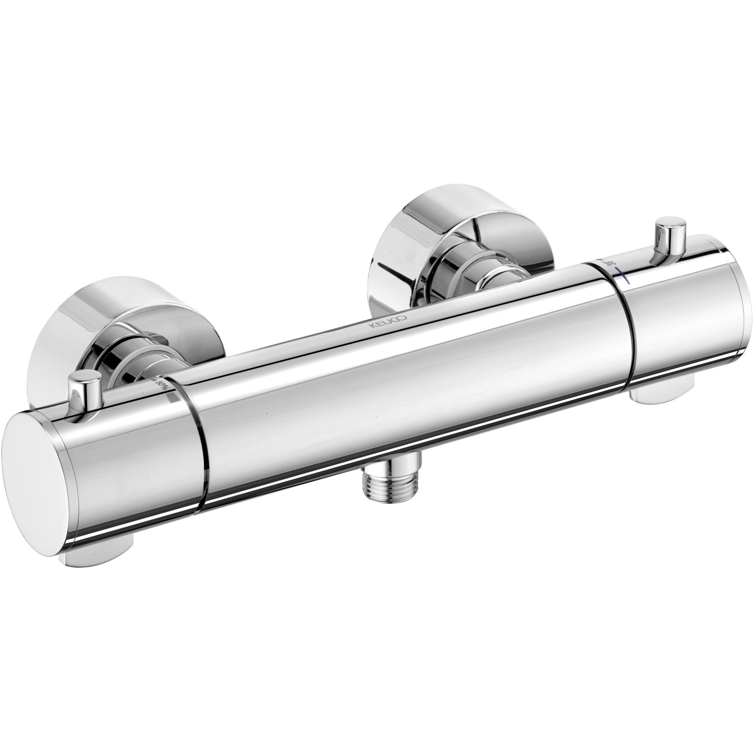 Keuco Thermostatbatterie Plan 54926 Aluminium Finish AP-Montage