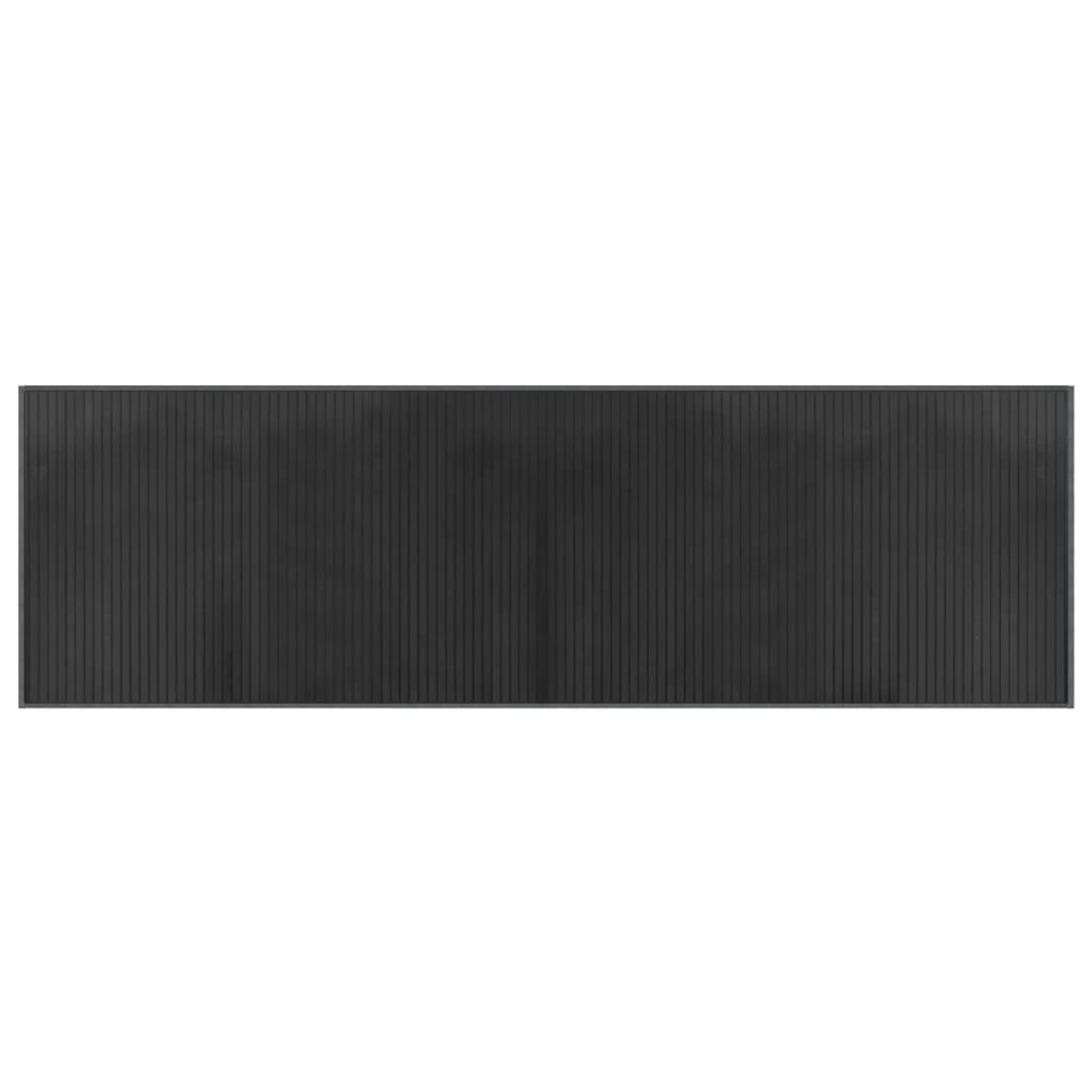 vidaXL Teppich Rechteckig Grau 60x200 Cm Bambus 2010460 günstig online kaufen
