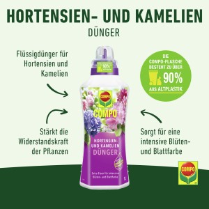 Compo Hortensien- und Kameliendünger 1 l