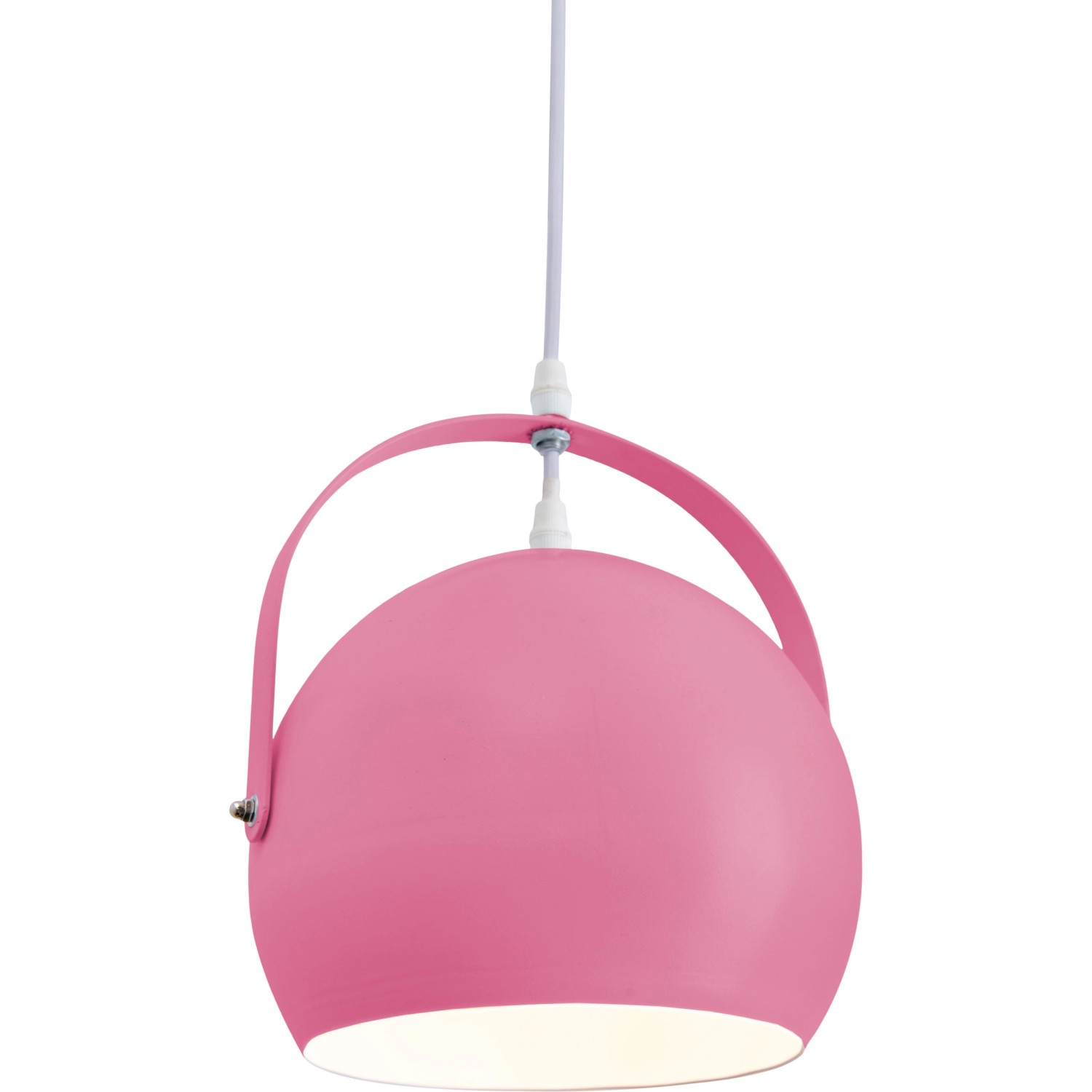 Pinke Näve Pendelleuchte Colorado, ca. 25 cm Durchmesser, für den Innenbereich.