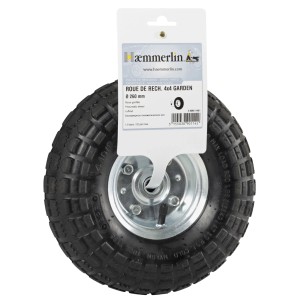 Haemmerlin Ersatzrad PF27, 270mm Luftrad mit Metallfelge für Baugeräte.