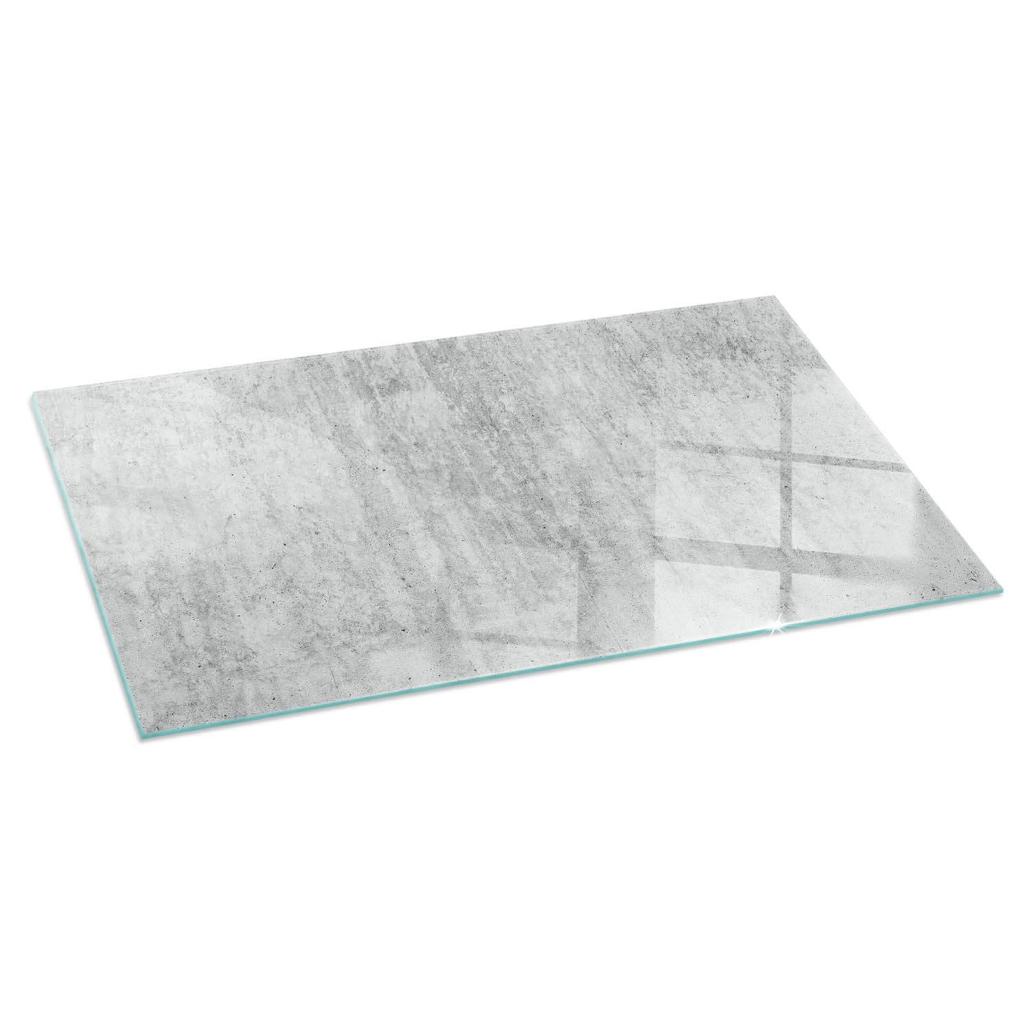 Tulup Glasplatte für Kamin Rohbetonstruktur Funkenschutzplatte Kaminöfen Re günstig online kaufen