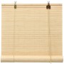 Naturfarbenes Bambusrollo Sol Royal SolDecor B86, 90x160 cm, mit Klemmfix-Montage.