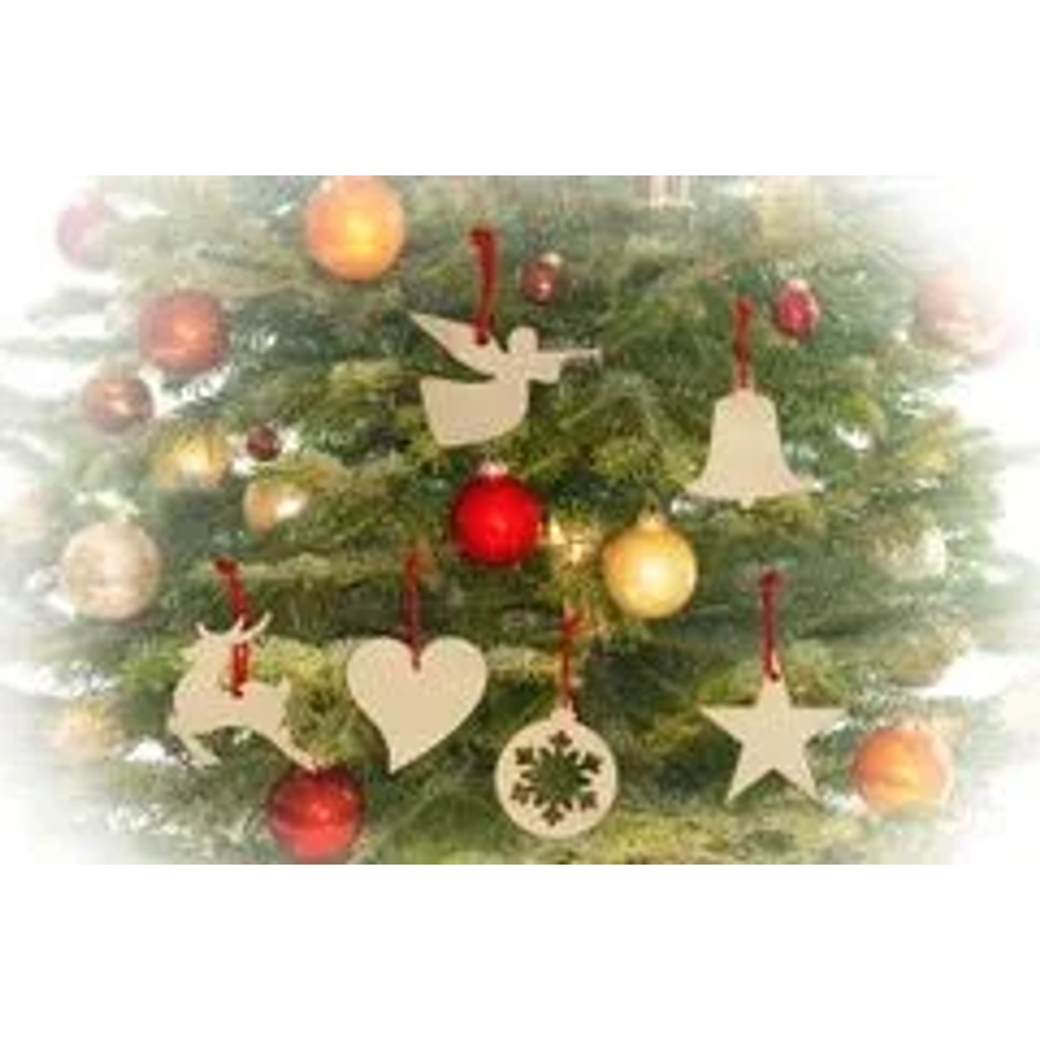 Erst-Holz Christbaumschmuck Holzschmuck Deko Glocke_2