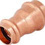Press-Reduziermuffe aus Kupfer, 28 mm x 22 mm, für Heizung, Solar und Sanitär.