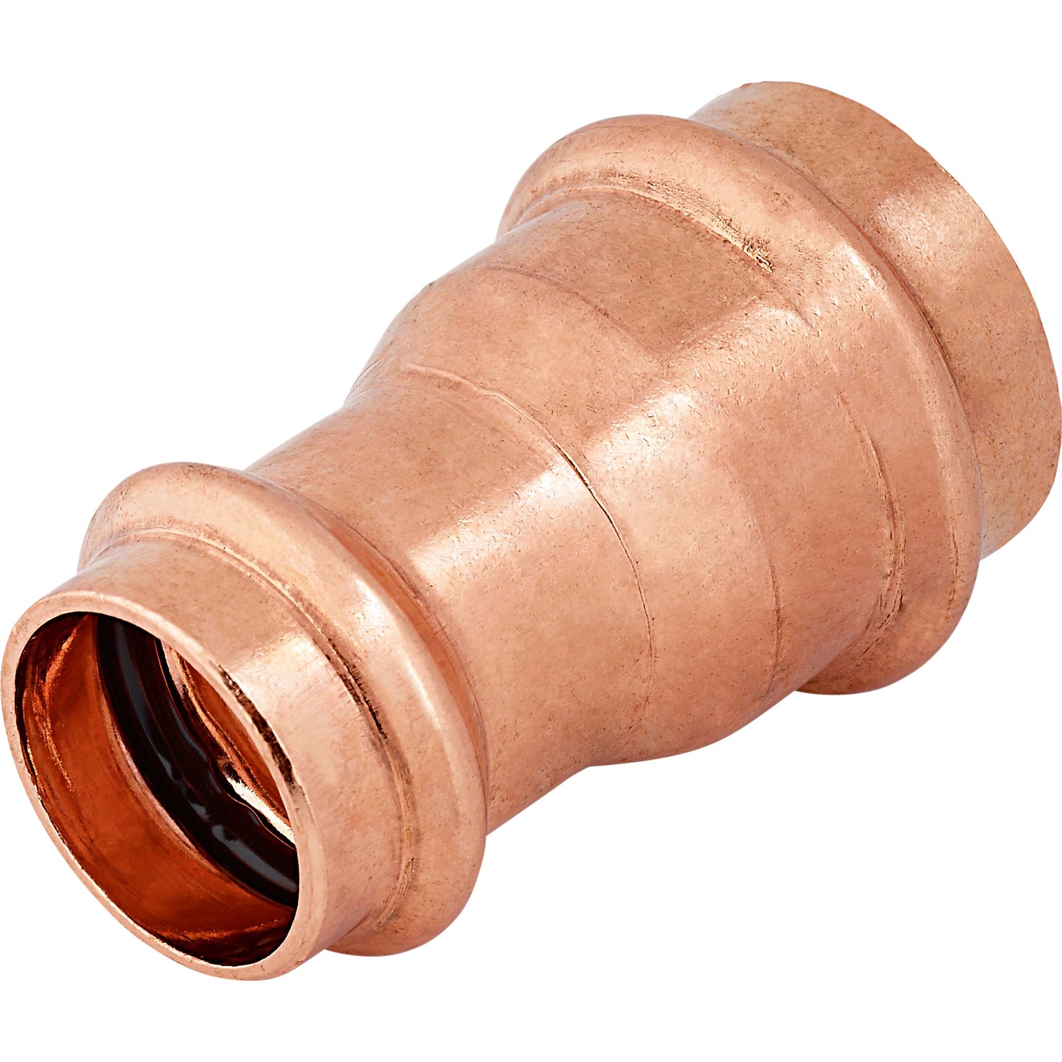 Press-Reduziermuffe Ø 28 mm x Ø 22 mm Kupfer