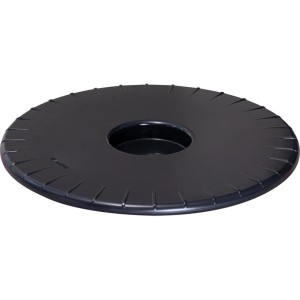 Schwarzer Wagner Pflanzenroller Ultraflat GH 0452, Ø 30 cm, aus Kunststoff.