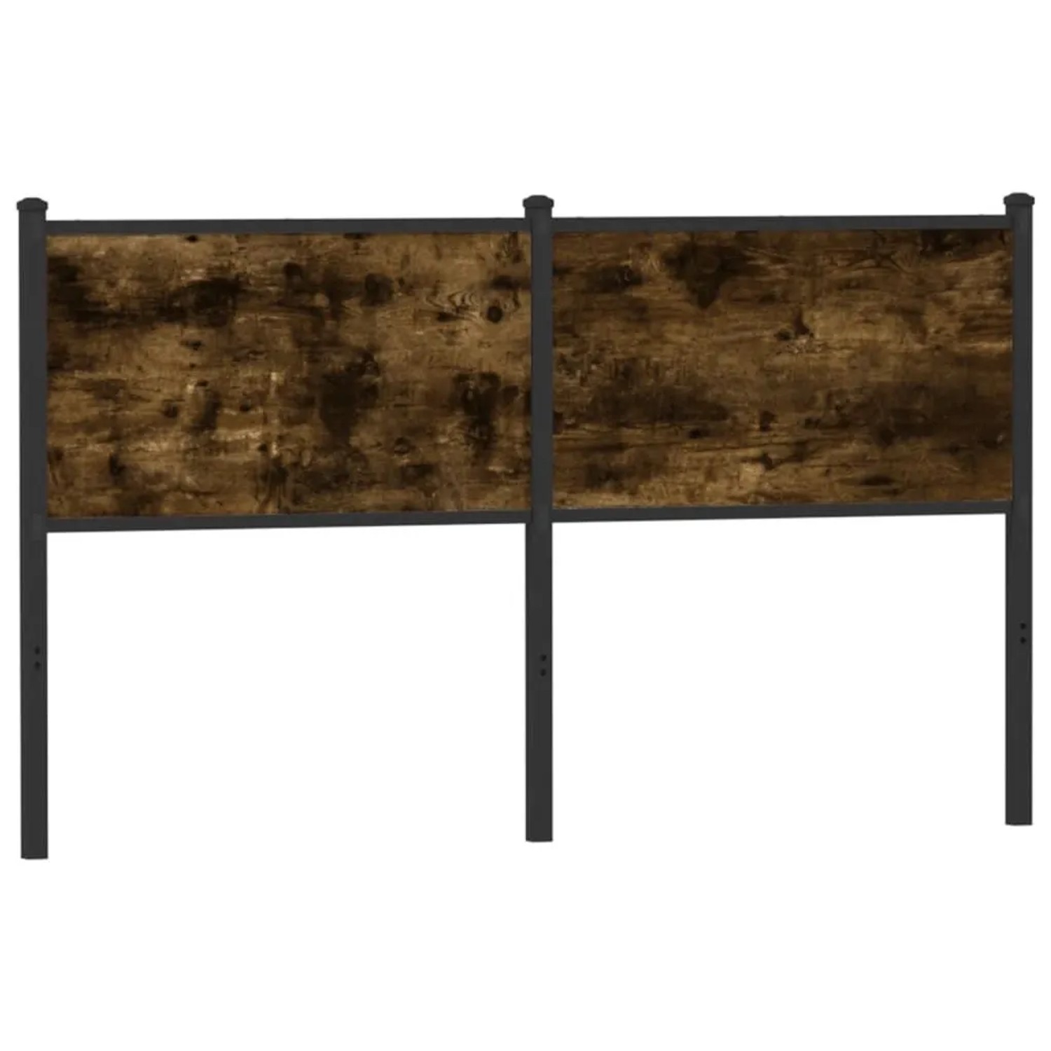 vidaXL Ersatz-Kopfteil Räuchereiche 150 cm Holzwerkstoff und Stahl 4007701