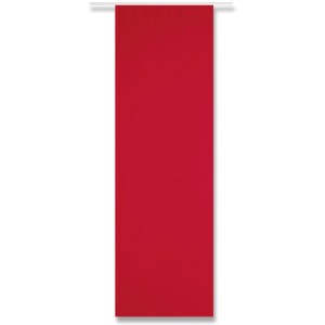 Roter Arsvita Flächenvorhang Alessia, blickdicht, für Fenster und als Raumteiler.