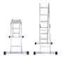 PROREGAL MULTISTEP Aluminium Mehrzweckleiter als Gerüstplattform und Anlegeleiter. Klappbare Leiter für flexible Nutzung.