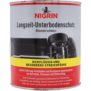 Nigrin Unterbodenschutz 2,5kg Dose: Bitumen-Schutz für Auto-Unterböden vor Korrosion und Steinschlag.