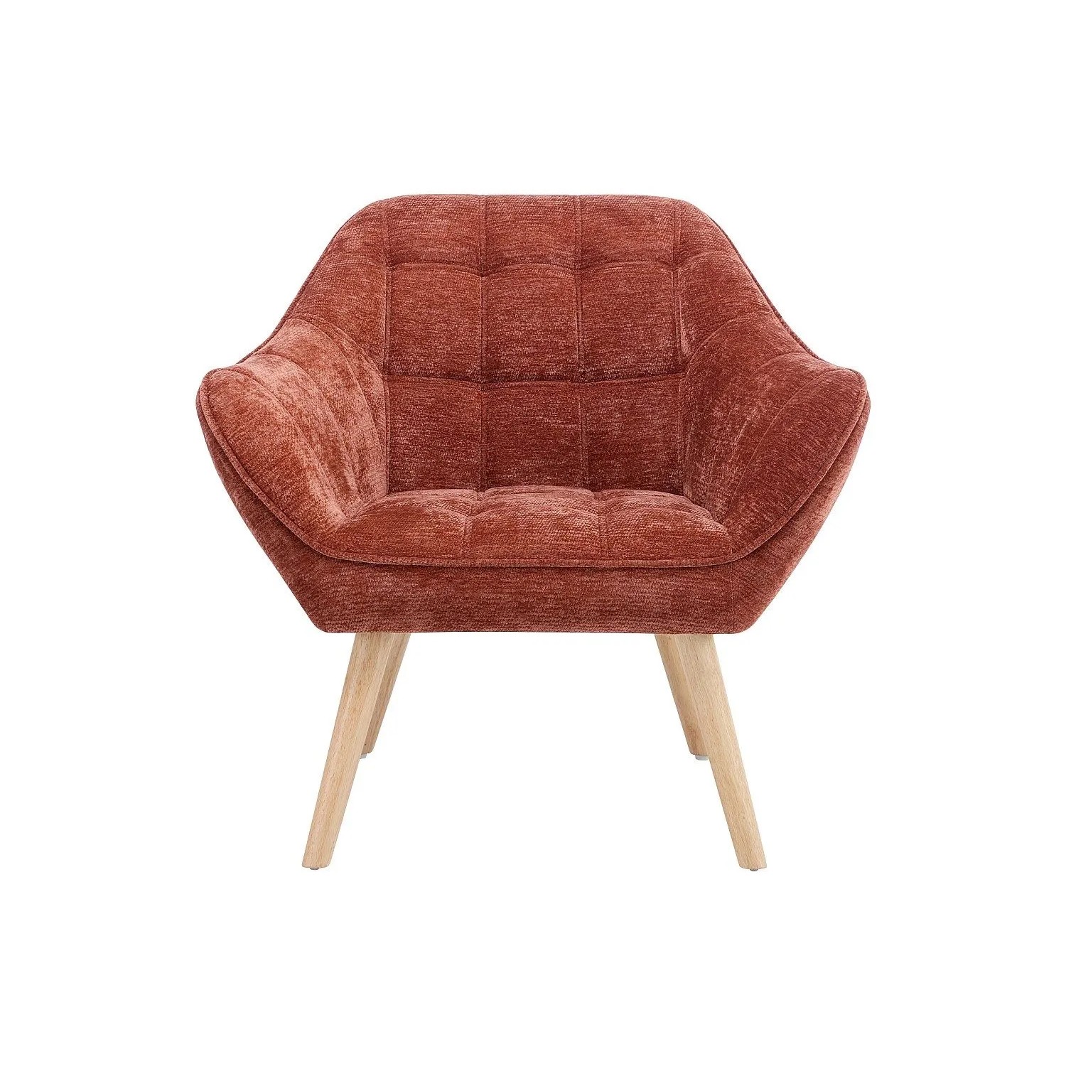 Vente-unique Sessel Mit Gerader Rückenlehne Caserta Terracotta 82 cm