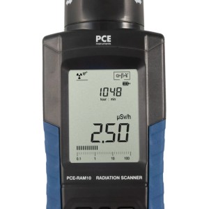 PCE Instruments Geigerzähler RAM 10 zur Messung von Alpha-, Beta-, Gamma- und Röntgenstrahlung.