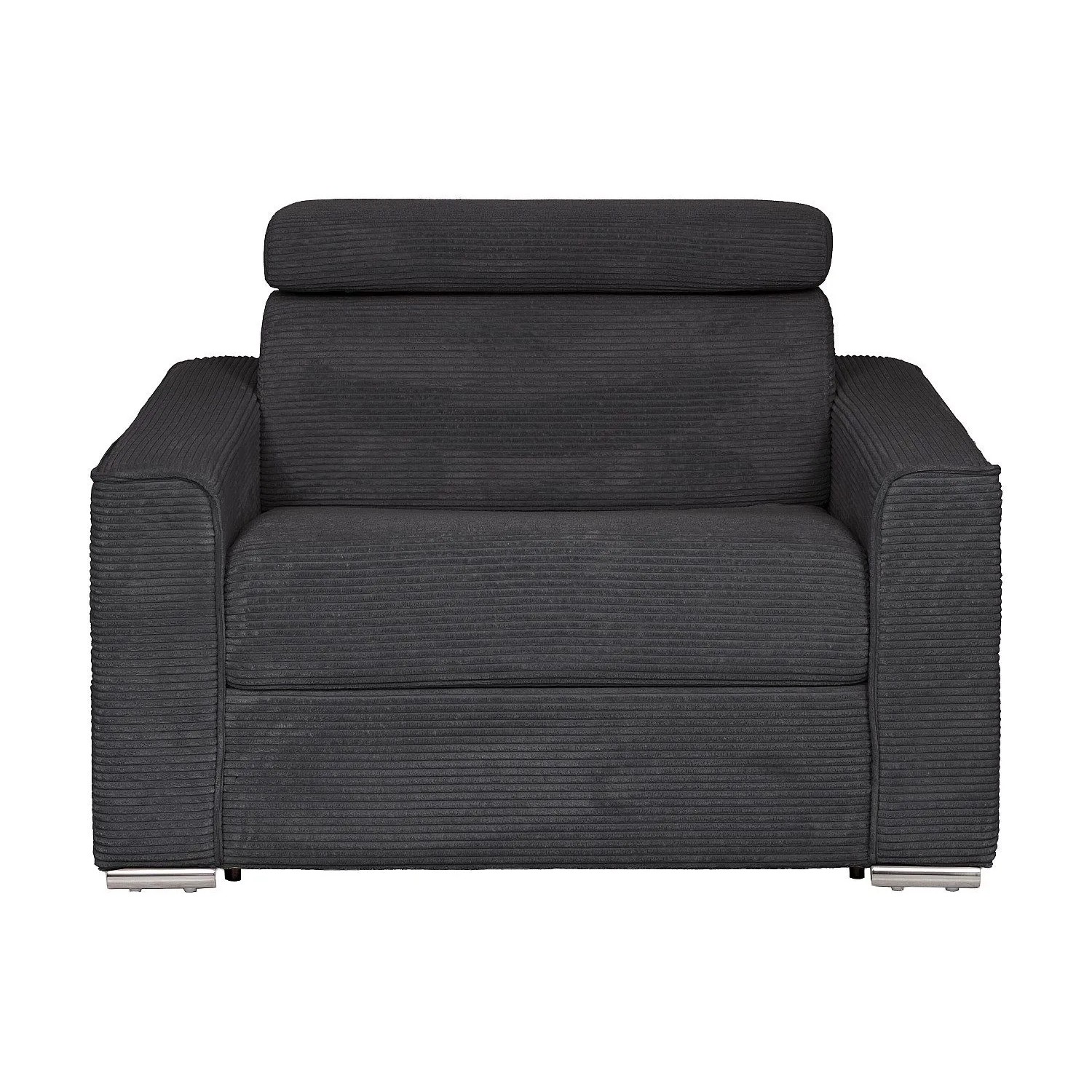 Vente-unique Schlafsessel Vizir Grau 127 cm