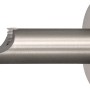 Mydeco Gardinenstangen-Halterung Function aus Metall, Edelstahl-Optik, für 2 cm Stangen.