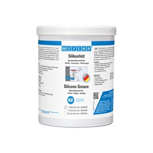 WEICON Silikonfett 1kg, Spezialschmierstoff für Ventile, Armaturen und Dichtungen.