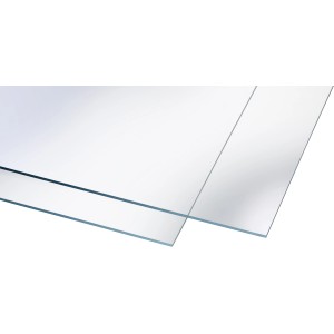 Transparente Acryl Platte, 6 mm stark, für Kunststoffbedachung und vielseitige Anwendungen.