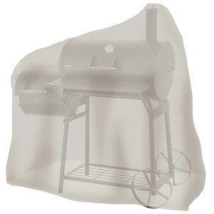 Tepro Abdeckhaube für Smoker, mittelgroß, schützt vor Wind und Wetter. Grillutensil für lange Freude am Grill.