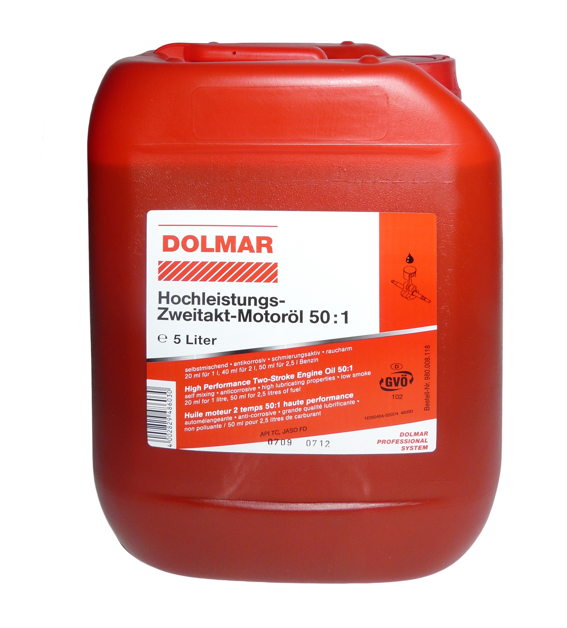 Dolmar Hochleistungs-2-Takt-Motoröl 5 l 50:1 kaufen bei OBI