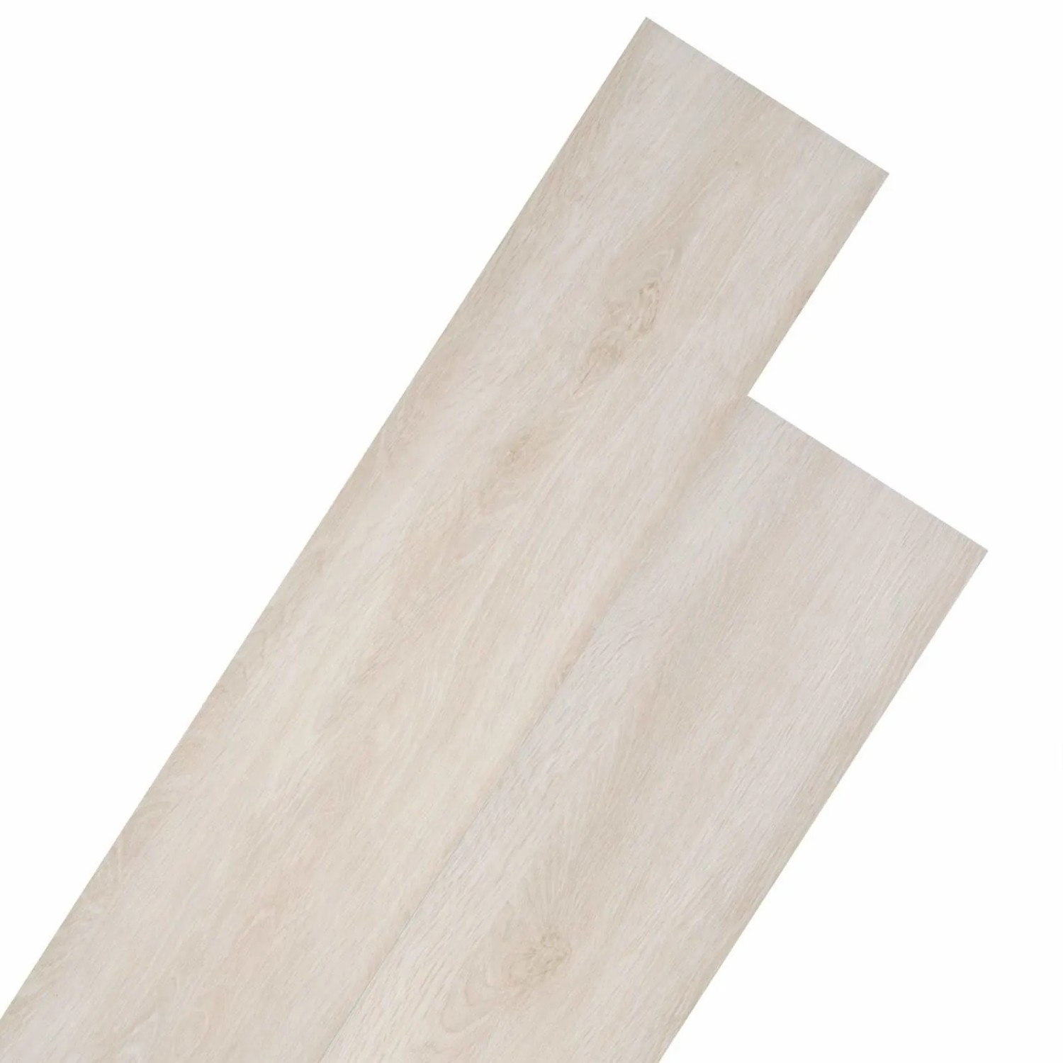 vidaXL Bodenplanken 18 Stk Weiß 5,26 m² PVC 42046248