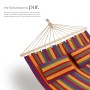 Tectake Hängematte Eden Mit Spreitzstäben  Für 2 Personen Strapazierfähiger Stoff  325 x 150 x 2 50 cm Bunt Gestreift_3