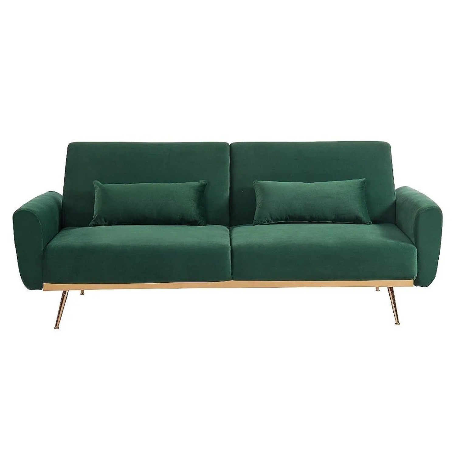 Vente-unique Schlafsofa Launei Tannengrün 208 cm