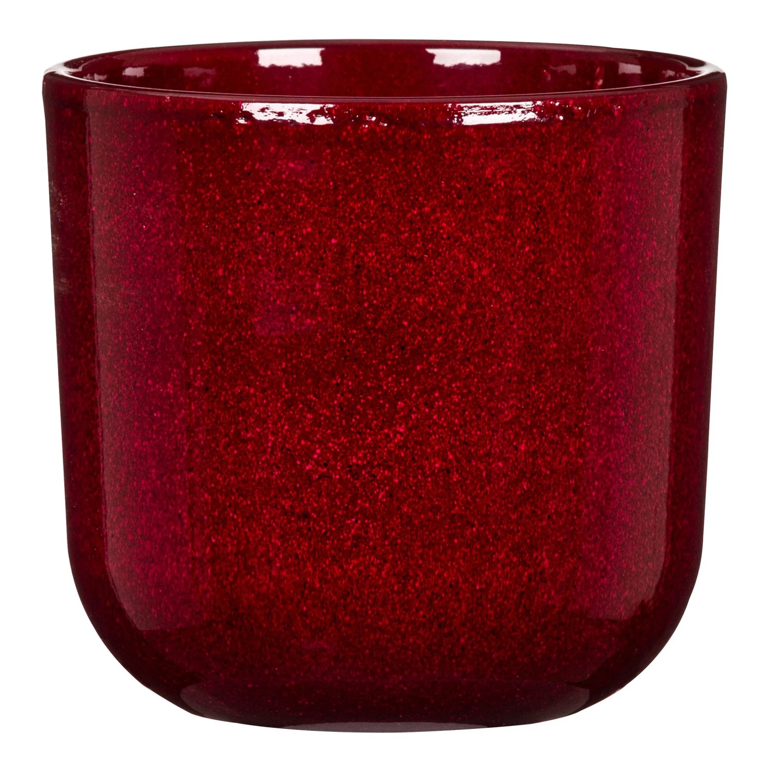 Scheurich Übertopf Keramik Ø 14,9 cm x 13,5 cm Mystic Red Volumen 1,332 l günstig online kaufen