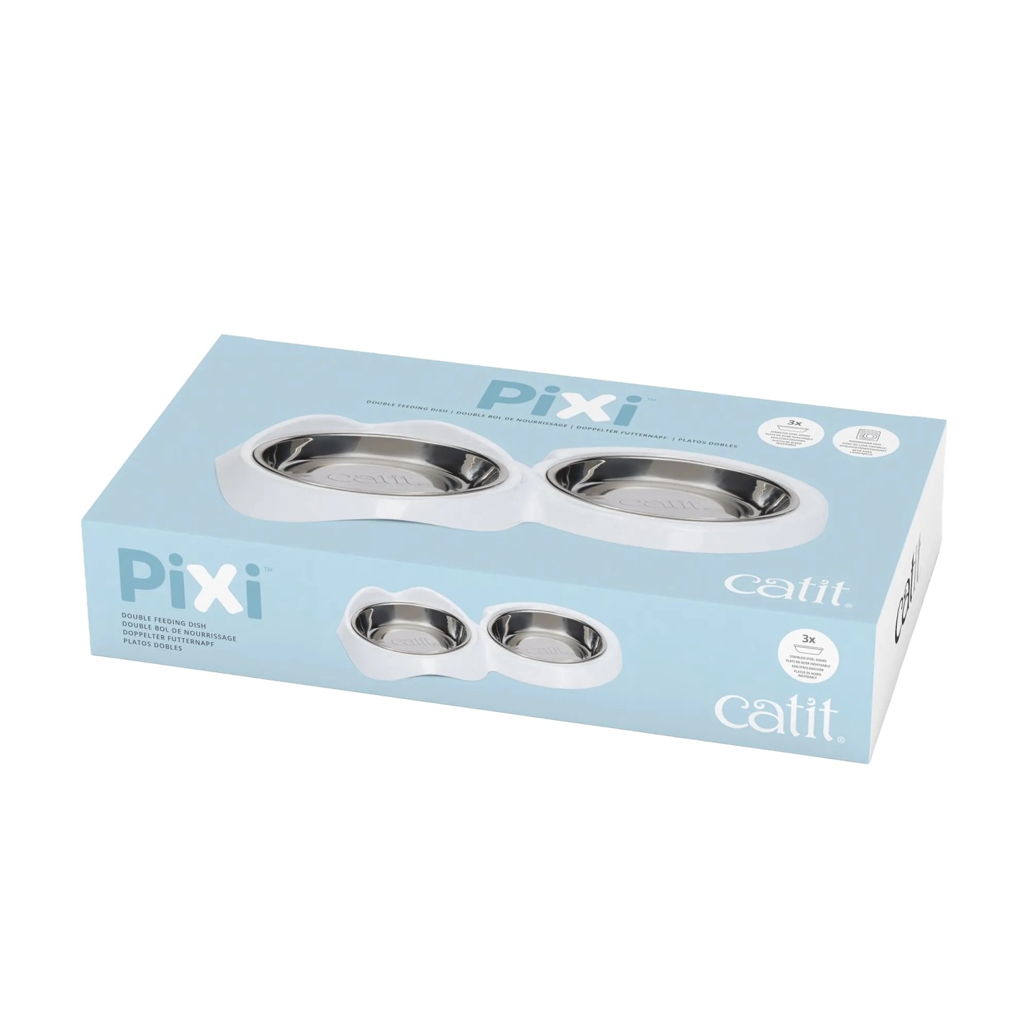 Catit Doppel-Futternapf Pixi 2 x 200 ml