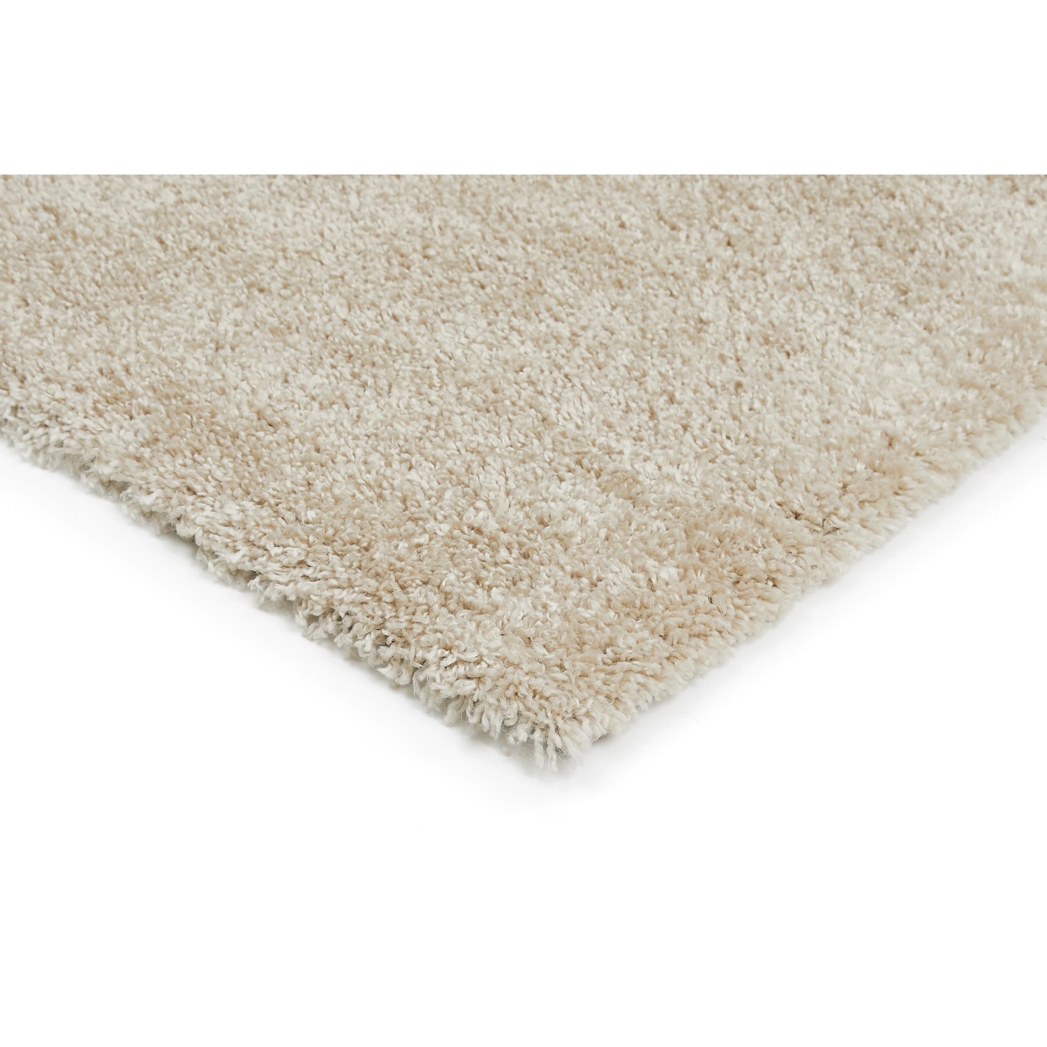 Beiger Andiamo Teppich Chia, 60x110 cm, mit hohem, flauschigem Flor.