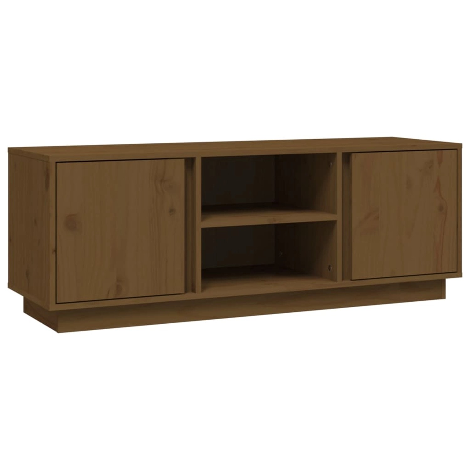 Thumbnail - VidaXL TV-Schrank Honigbraun 110x35x40,5 cm Massivholz Kiefür