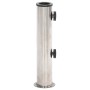 vidaXL Sonnenschirmständer für Ø38/48 mm Mast Silbern Edelstahl 4003375_3