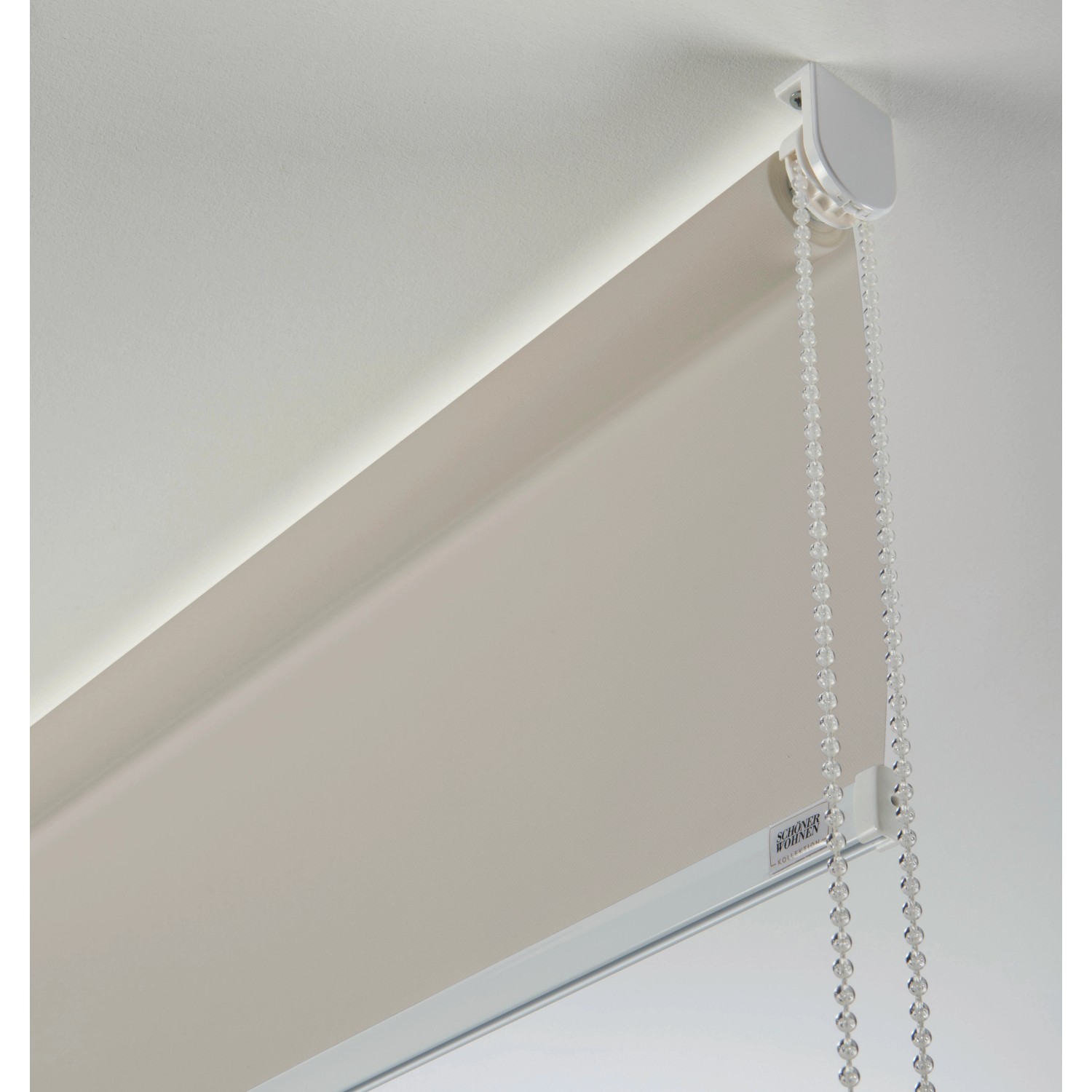 Schöner Wohnen Tageslicht-Rollo Tizia, 100x150 cm, beige, mit Kettenzug.