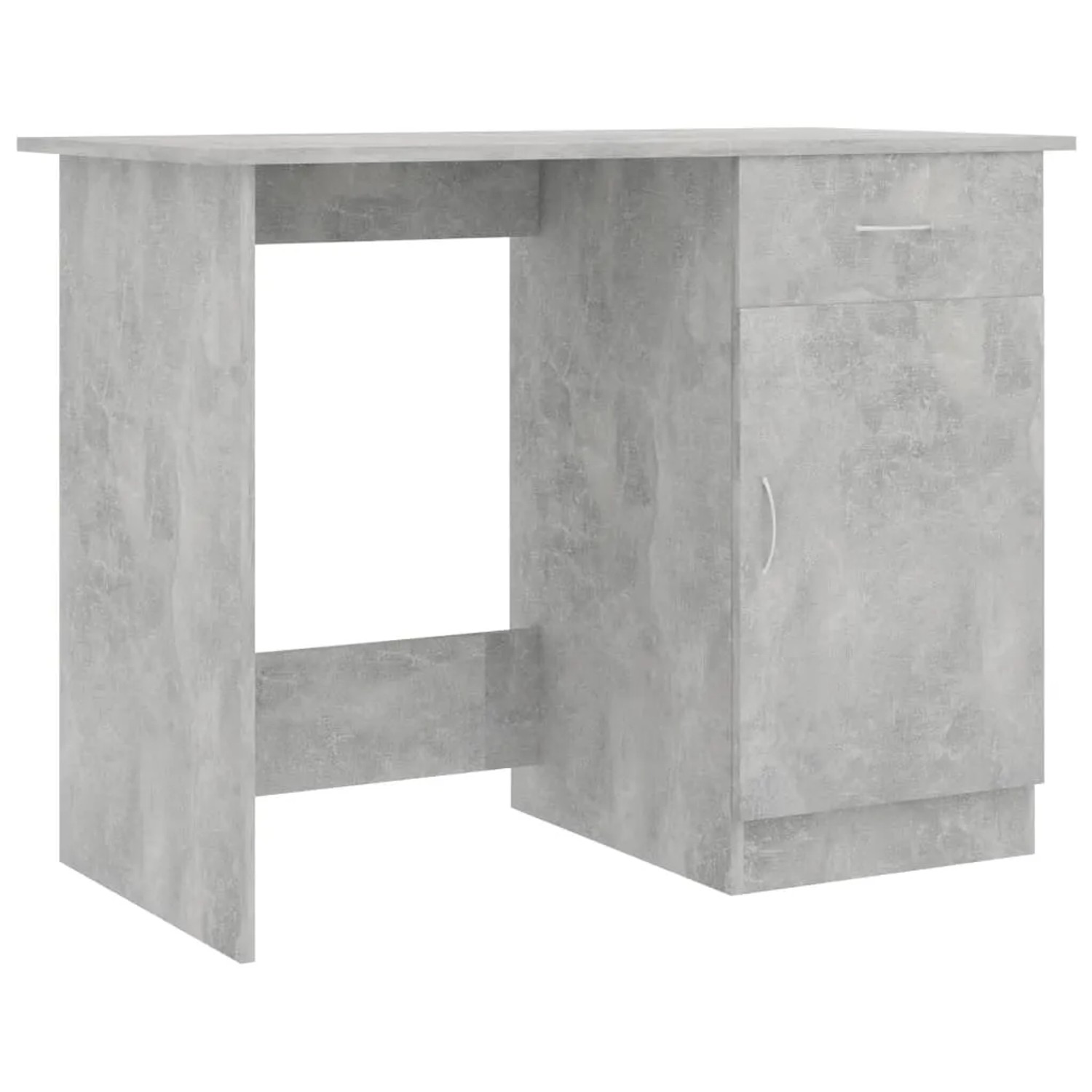 vidaXL Schreibtisch Betongrau 100x50x76 cm Holzwerkstoff 801084