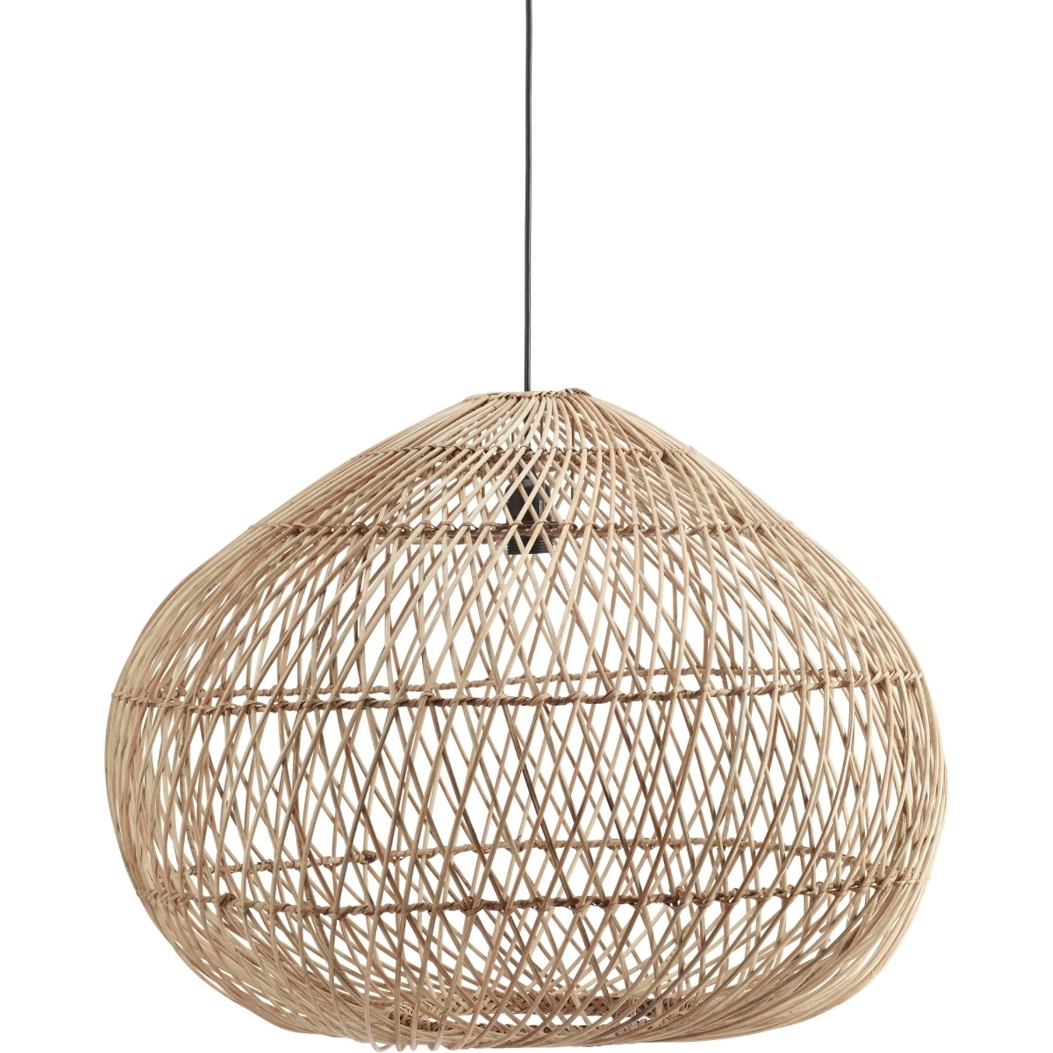 PR Home Karen Rattan Hängeleuchte aus geflochtenen Naturmaterial ca. 90cm E günstig online kaufen