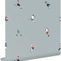 ESTAhome Tapete Fußballspieler Hellblau 50 X 900 Cm 131280
