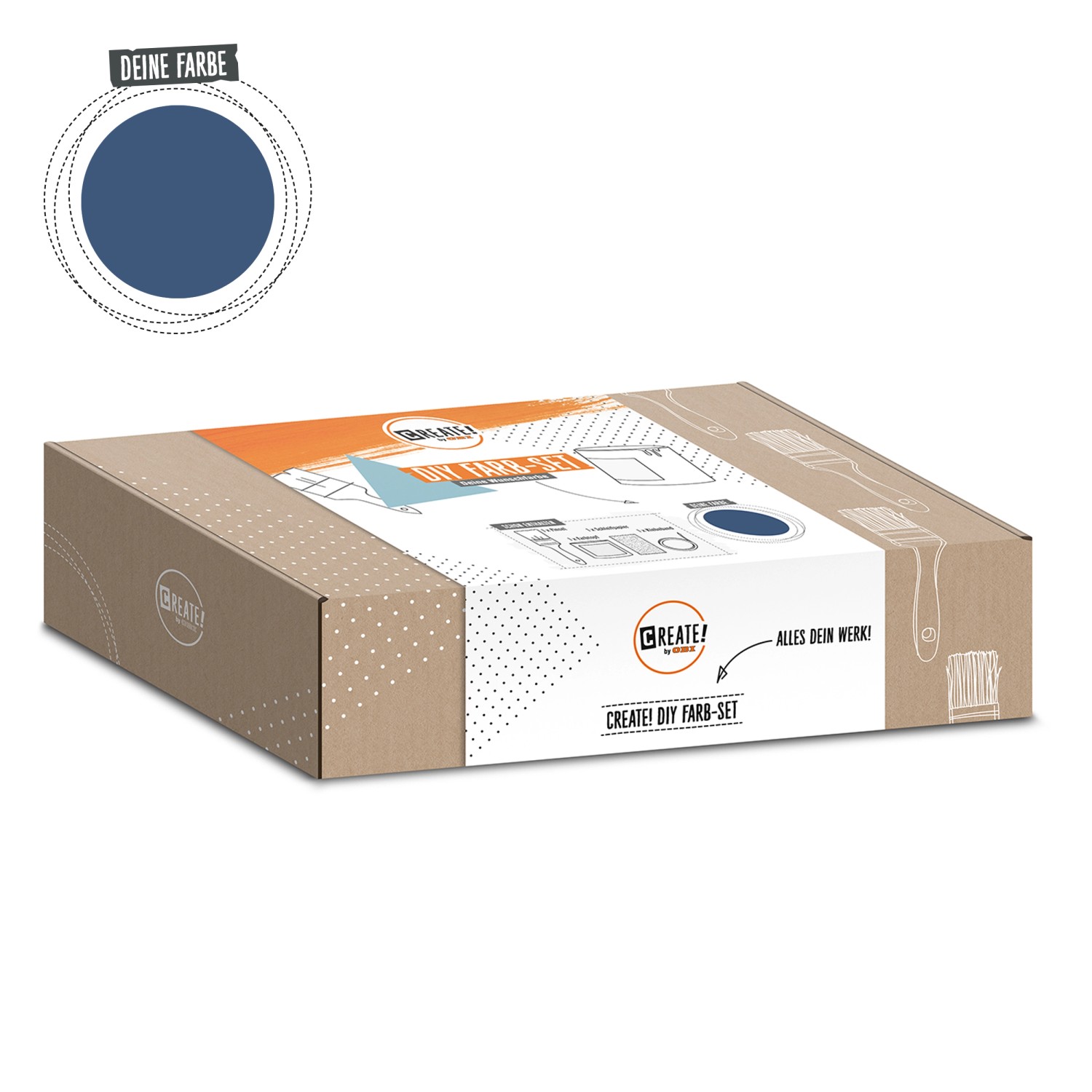 CREATE! by OBI DIY Farb-Set Tinte Blau 125 ml günstig online kaufen