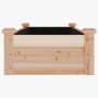 vidaXL Hochbeet mit Einsatz 120x45x25 cm Massivholz Tanne 364286_5