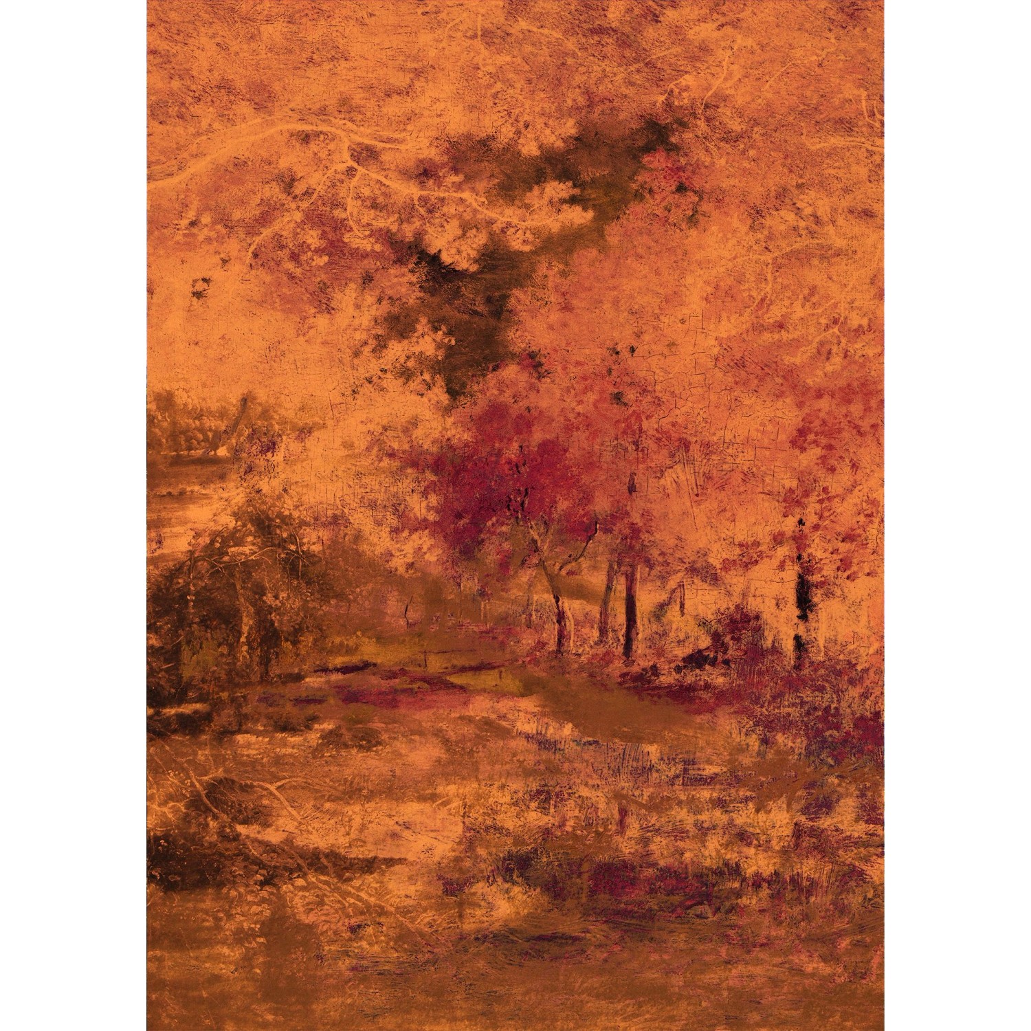 Sanders & Sanders Fototapete Herbst Dunkelorange 200 x 280 cm 611977