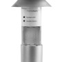 Silberner Homematic IP Wettersensor basic mit Windmesser, Sensoren für Temperatur, Luftfeuchtigkeit. Smart Home Hausautomation.