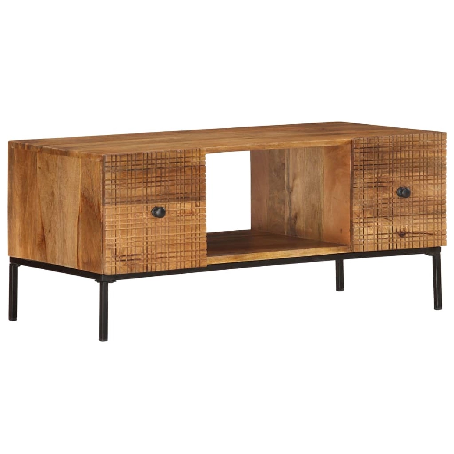 vidaXL Couchtisch 90x45x40 cm Massivholz Mango 286559