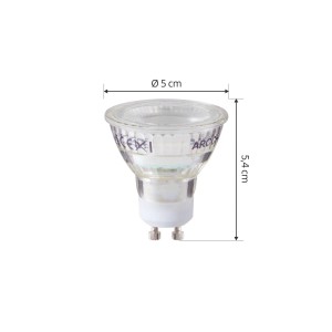 Arcchio LED GU10 Lampe LED Leuchtmittel Gu10 Par16 10014385 in Transparent GU10