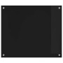 vidaXL Küchenrückwand Schwarz 70 x 60 cm Gehärtetes Glas 42018034_4