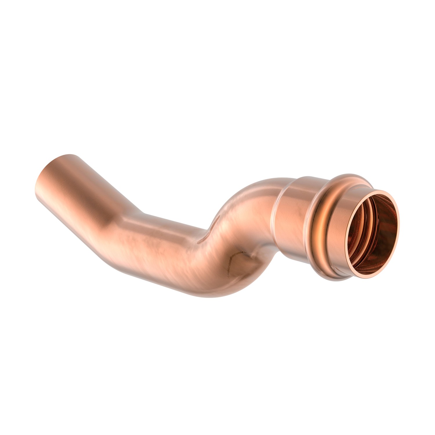 Kirchhoff CU-Überspringbogen 1 Muffe Blank 12 mm