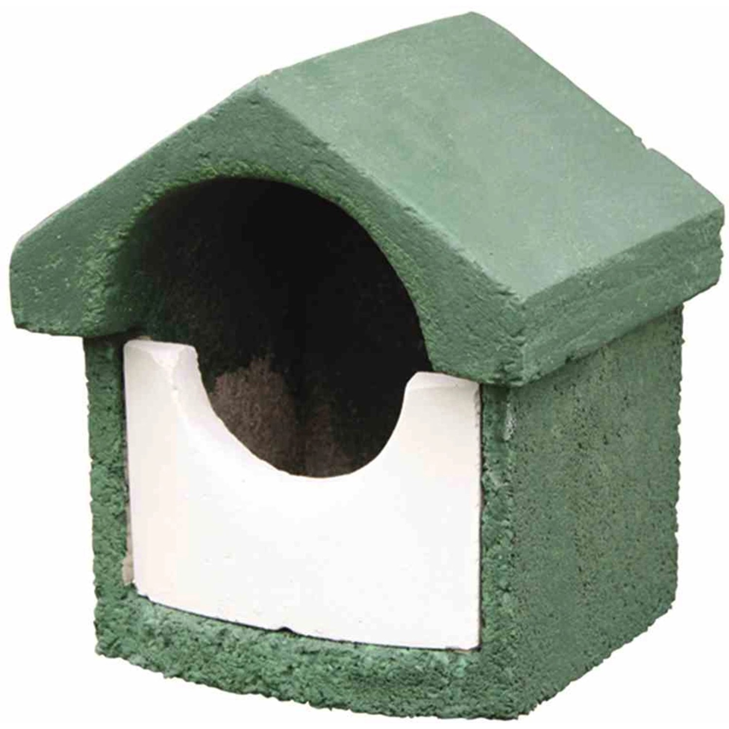 CJ Wildlife Nistkasten Holzbeton Grün 19 cm x 24 cm x 17,5 cm