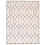 Primaflor In- und Outdoorteppich Reverso Geo River Braun, 160x220cm, mit geometrischem Muster.